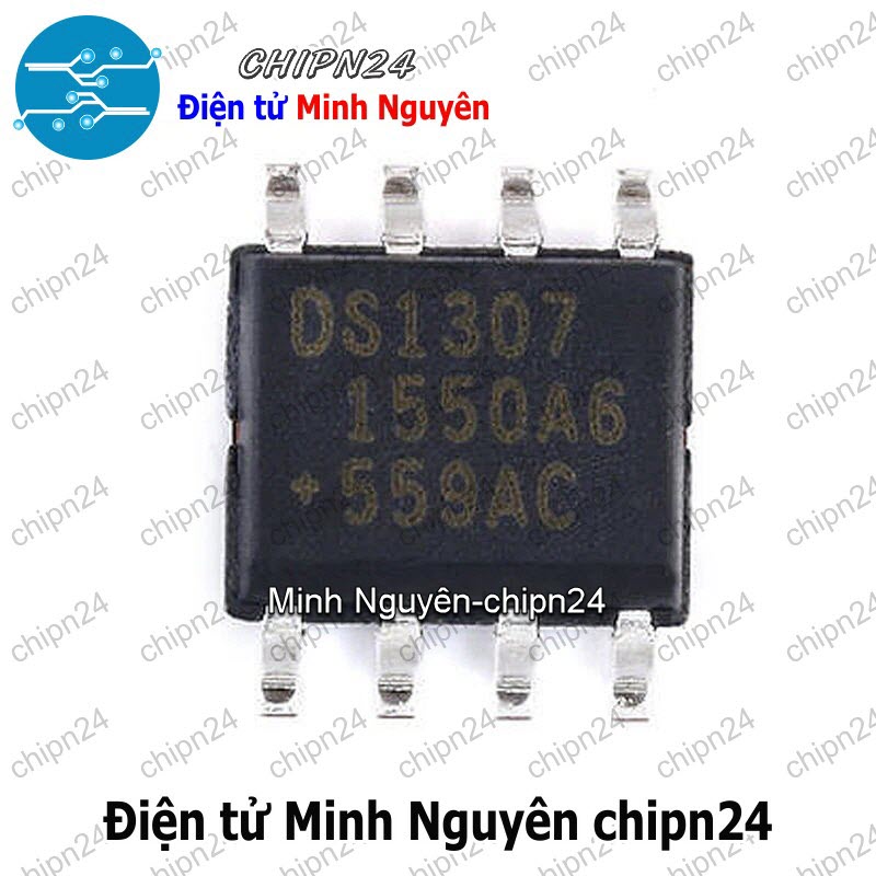 [3 con] (SOP) IC Dán DS1307 SOP-8 (SMD) (DS1307Z 1307 RTC) - HH000387