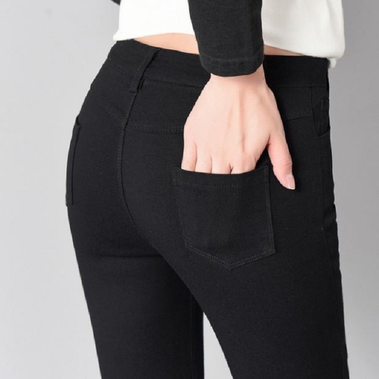 Quần Kaki Nữ Đen Quần Tây Nữ Công Sở Co Giãn 4 Chiều