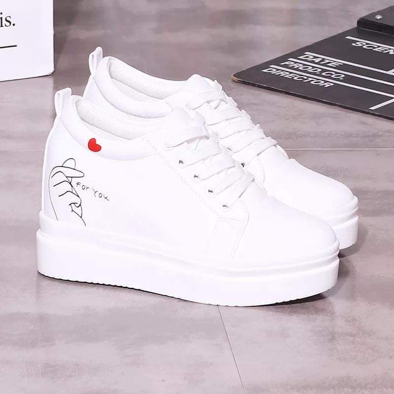 giày bata bắn tim nữ 2021 cn68