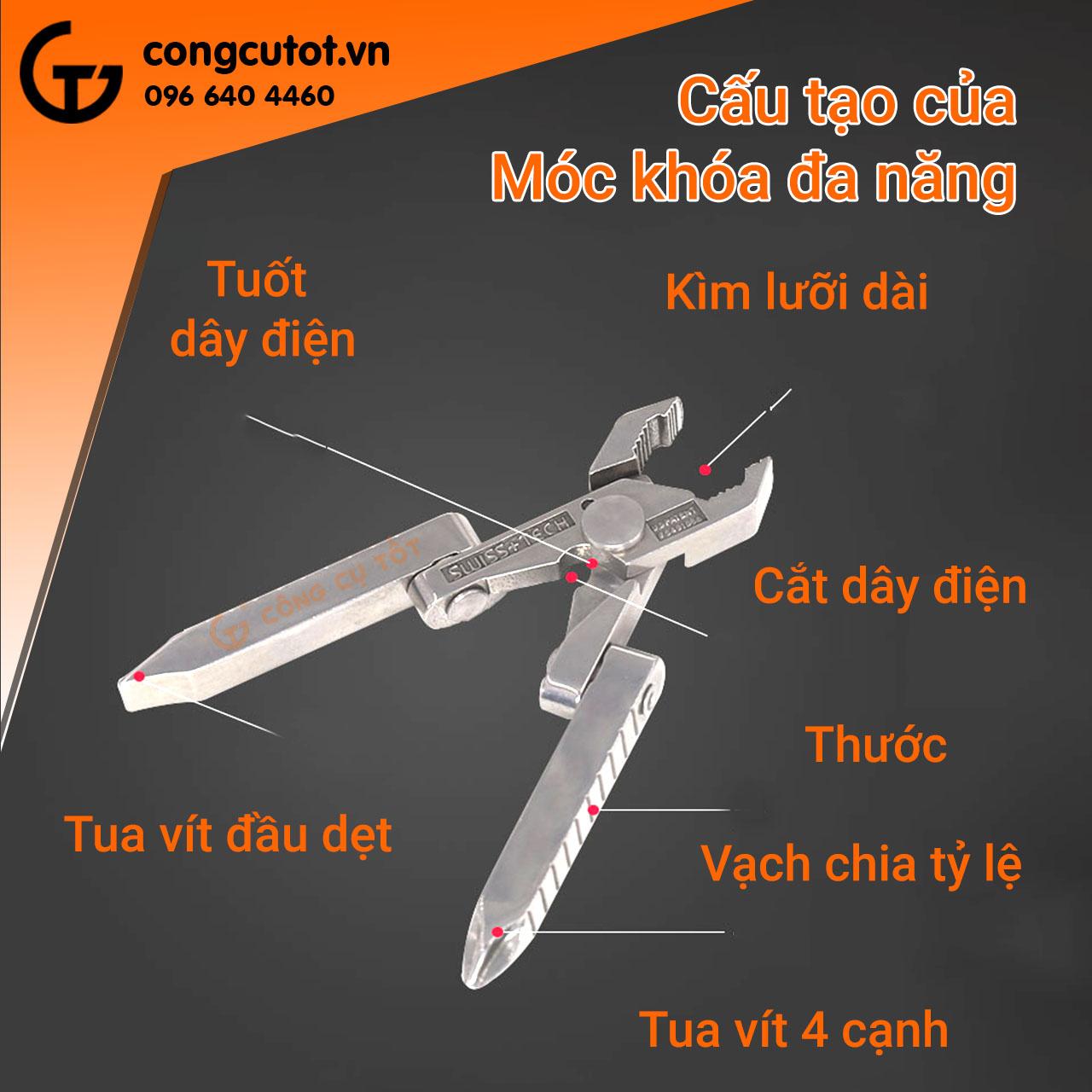 Kìm móc khóa đa năng