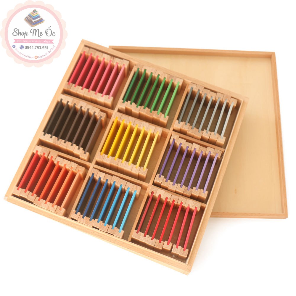 Giáo cụ Montessori - Bảng màu số 3