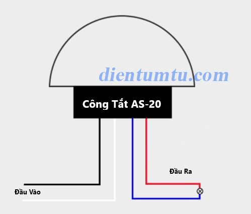 Công tắc cảm biến ánh sáng AS-20