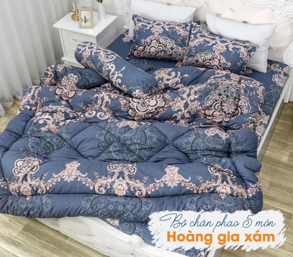 Set Chăn Ga Gối 5 Món Chần Phao