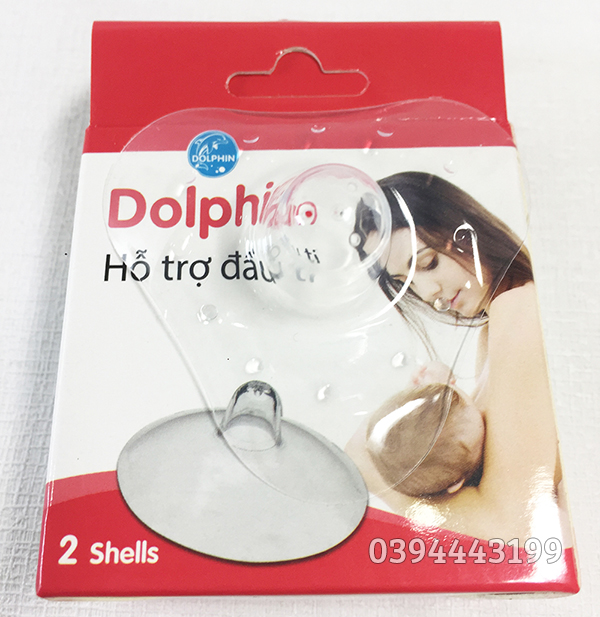 Hỗ Trợ Đầu Ty (Trợ ty) Silicone cho mẹ Dolphin | DP030
