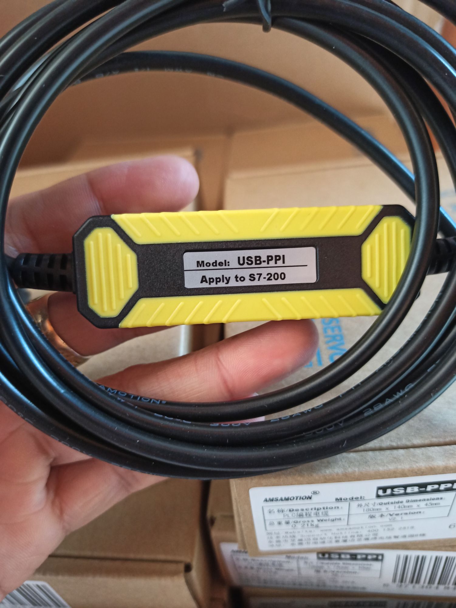 Cáp giao tiếp PLC Siemens S7 200. USB-PPI