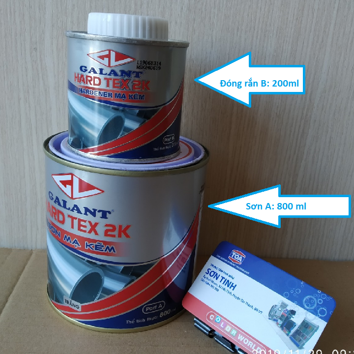 Chất đóng rắn lon galant 200ml - 1 lon