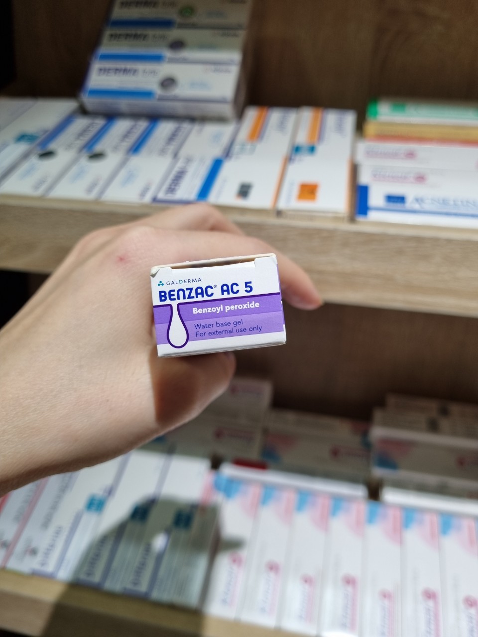 [15g] KEM GIẢM MỤN BENZAC AC 5% (BENZOYL PEROXIDE)