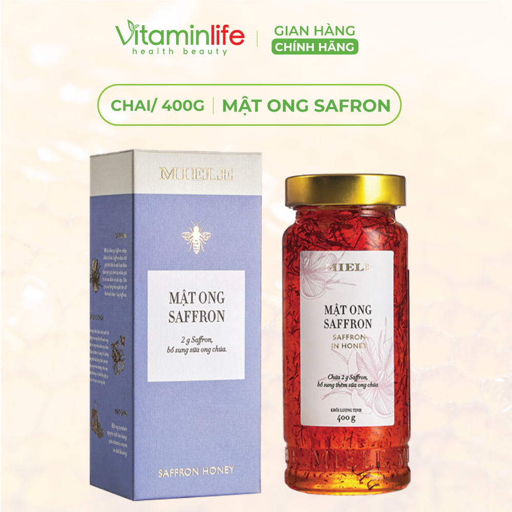 Mật Ong Saffron Miele 250g - 400g - Hàng Chính Hãng VitaminLife