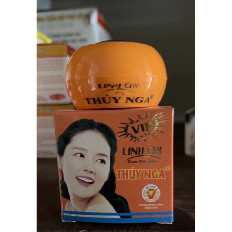 Kem Linh Chi Thúy Nga Dưỡng Trắng Da (Đen - Cam) (002)