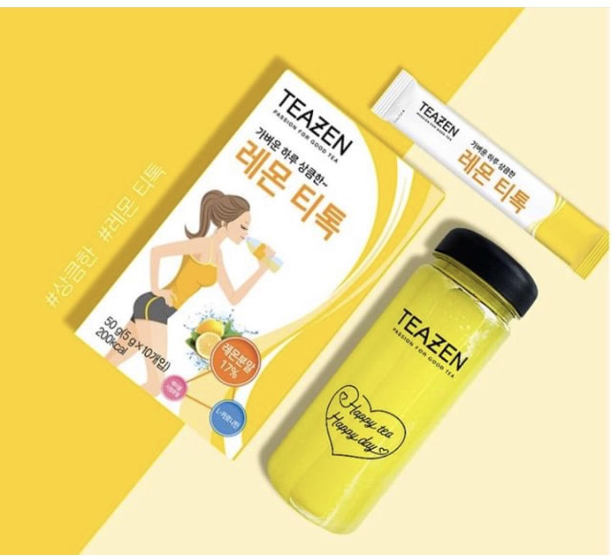 trà detox teazen vị chanh
