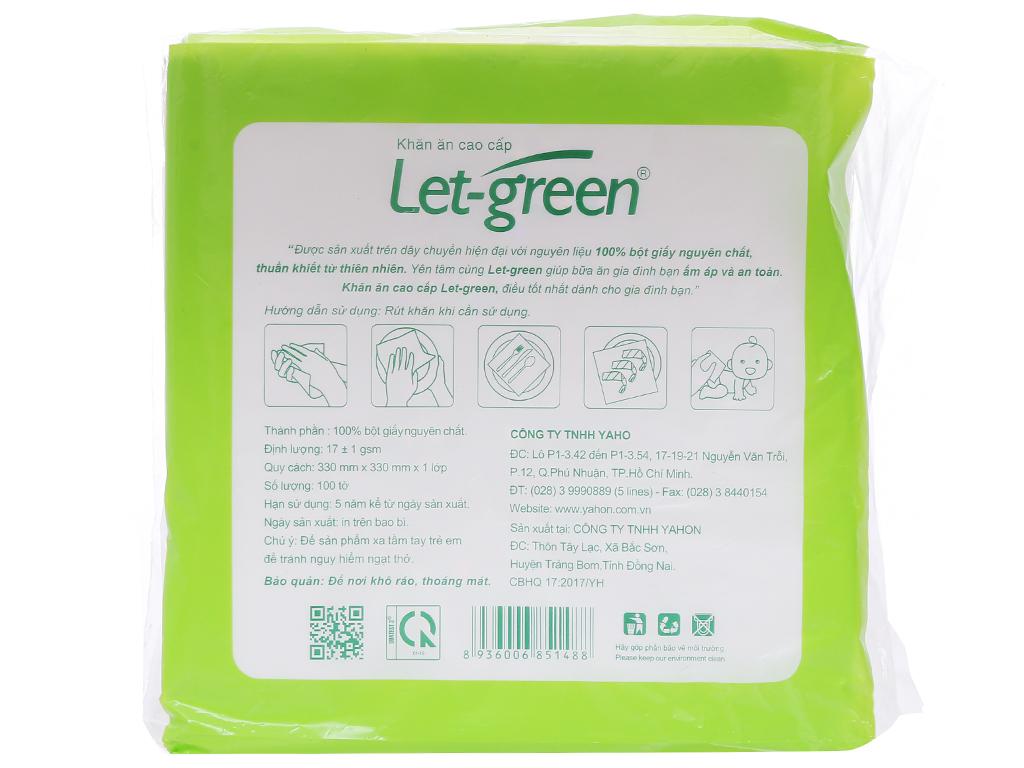 Combo 06 gói Giấy Đa Năng Let - Green 100 Tờ