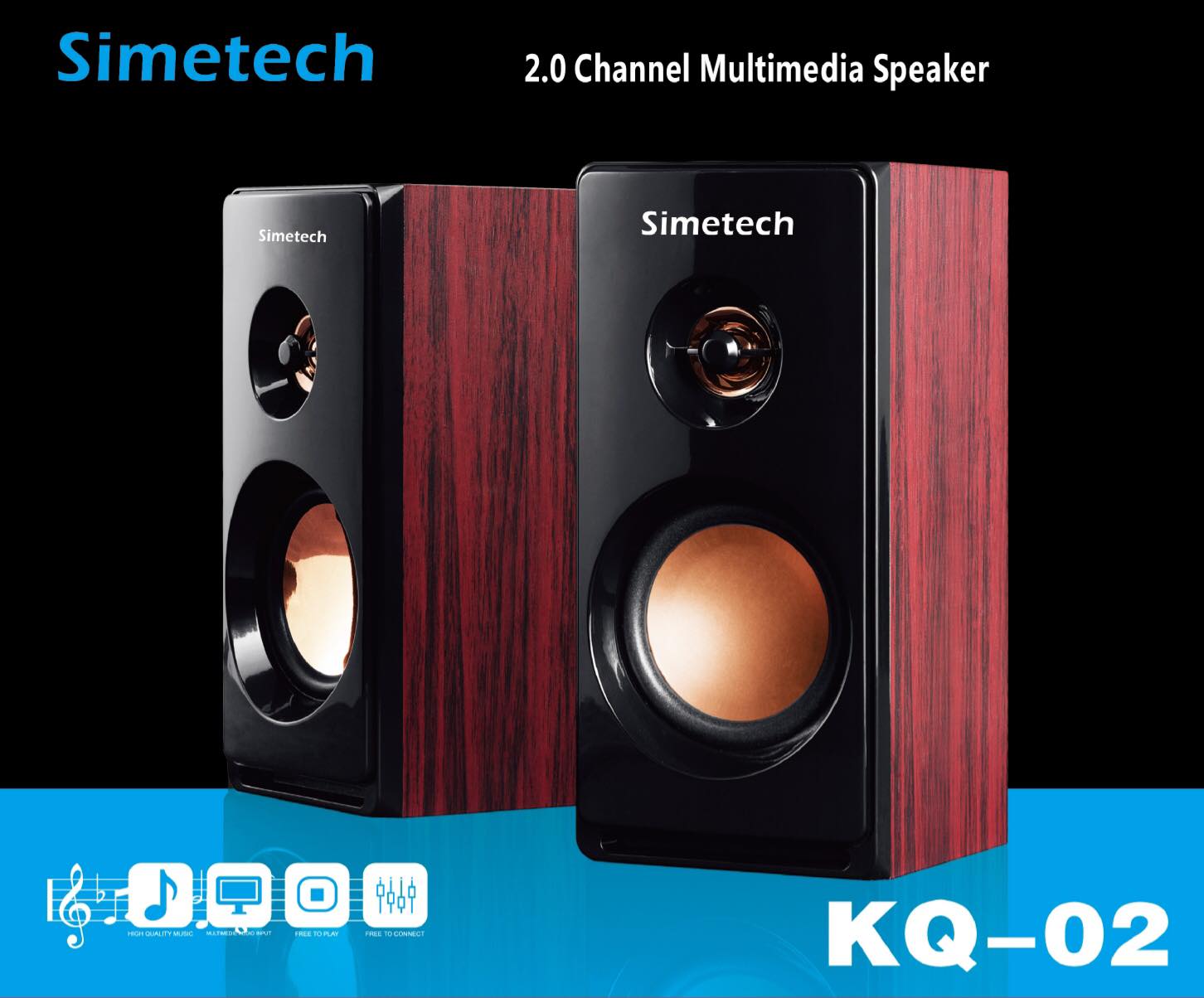 Loa vi tính Simetech KQ-02
