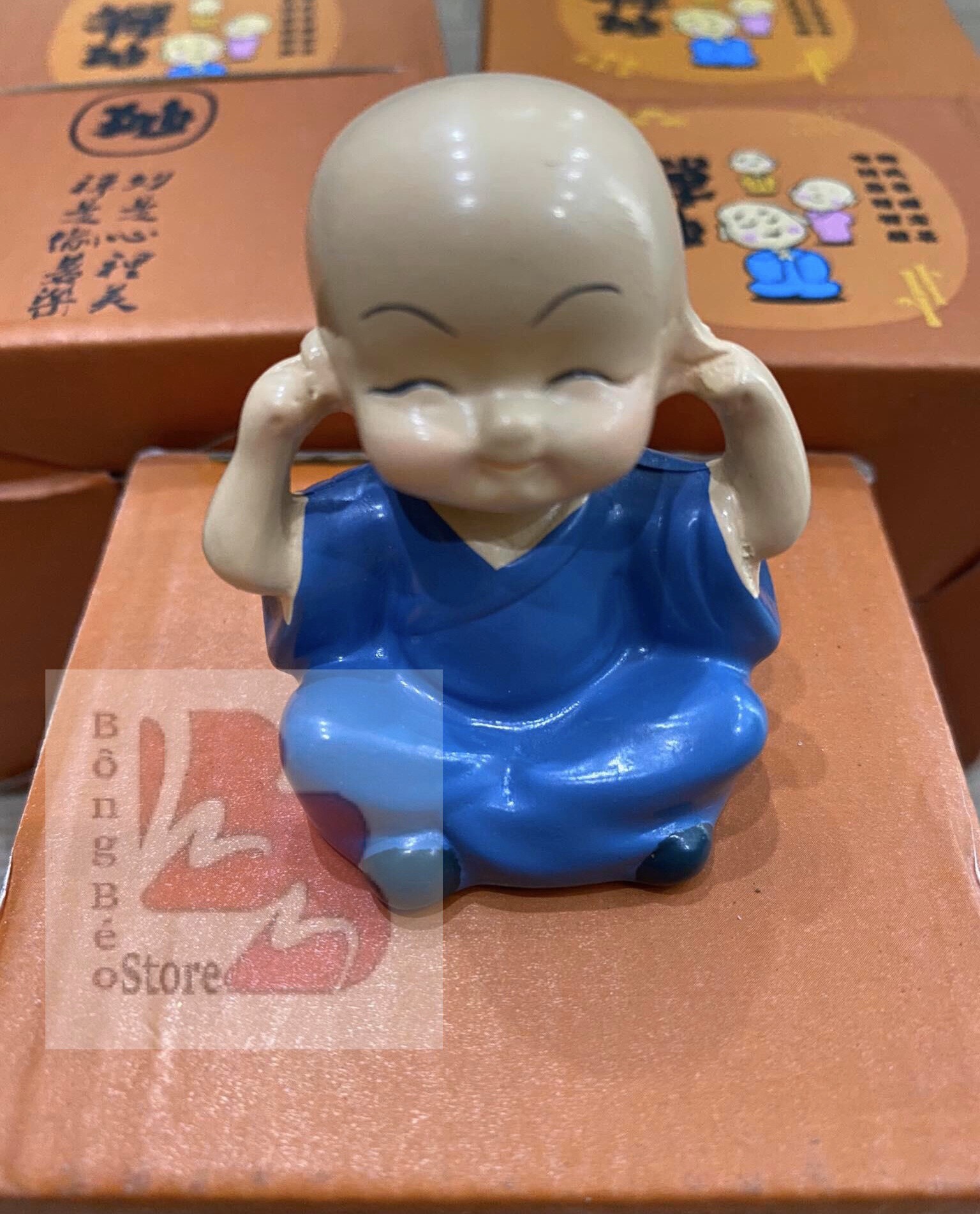 [HCM]Bộ Tượng 4 Chú Tiểu Tứ Không