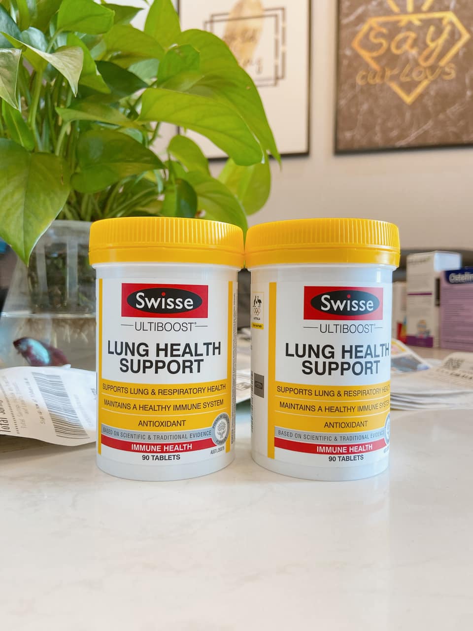 phổi Swisse Lung Health Support 90 viên