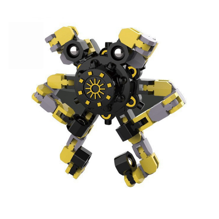 Con quay spinner robot biến hình thông minh cho bé