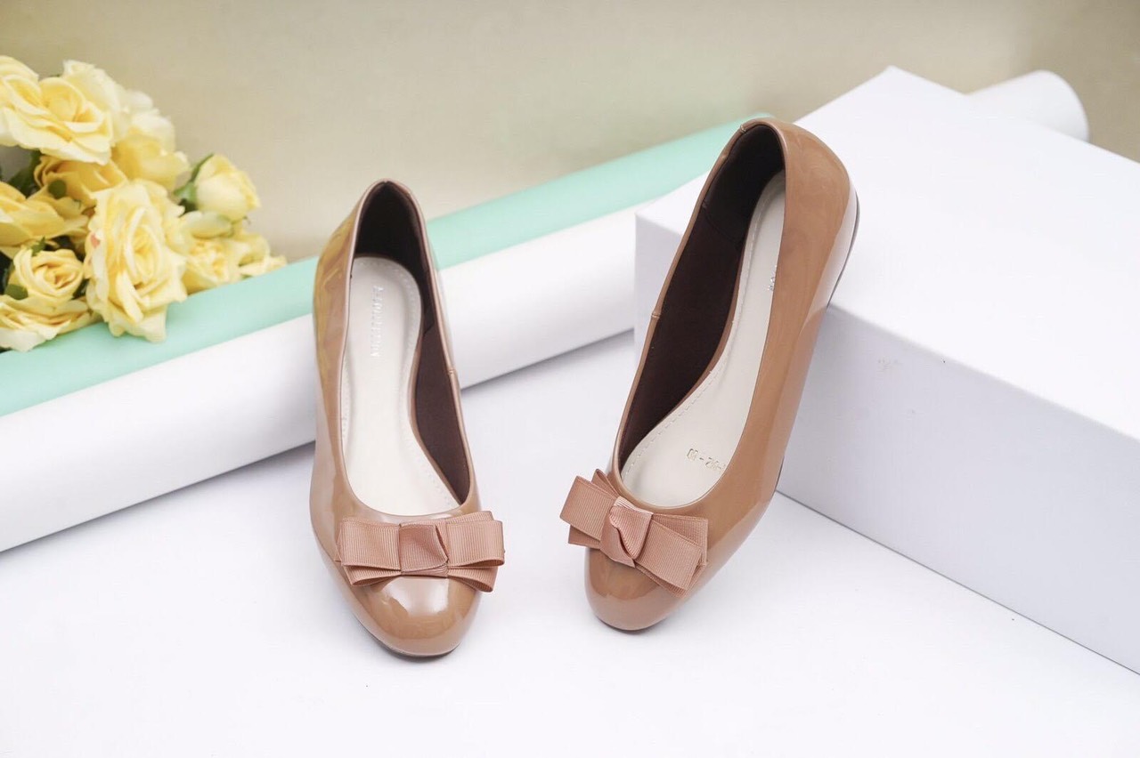 GB028 - Giầy thời trang búp bê nữ nơ ú ( HÀNG BẢO HÀNH )