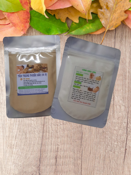 Combo 2 gói Cám gạo Thu.ốc bắc đắp mặt tắm trắng (50g- 100g)