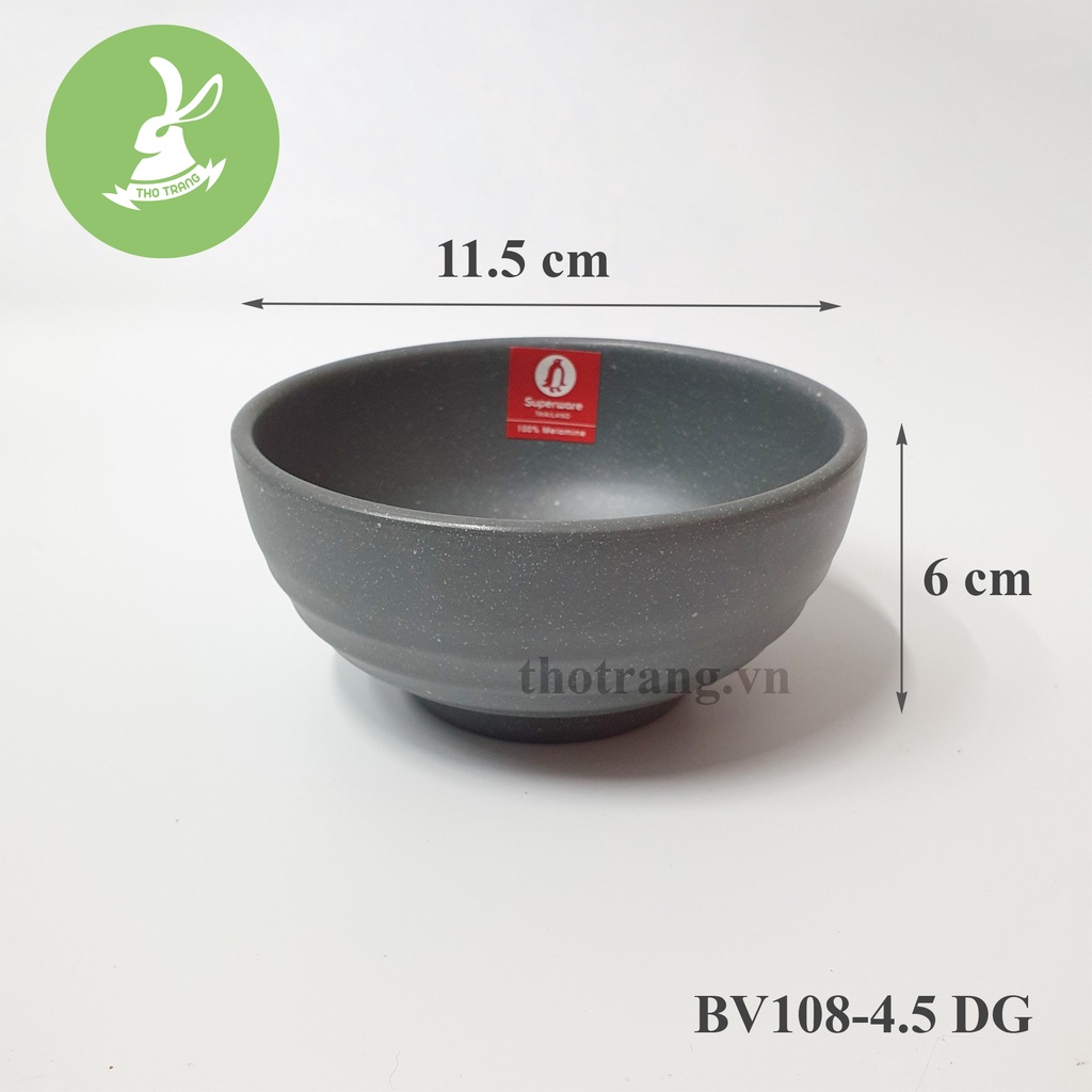 Chén cơm màu nhám Superware Thái Lan đủ size đủ màu