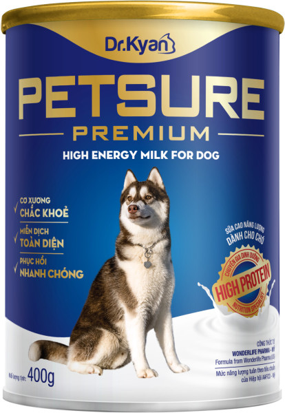 [Cao Cấp] Sữa cho chó mèo PETSURE 400g thức ăn cho chó Dr.Kyan