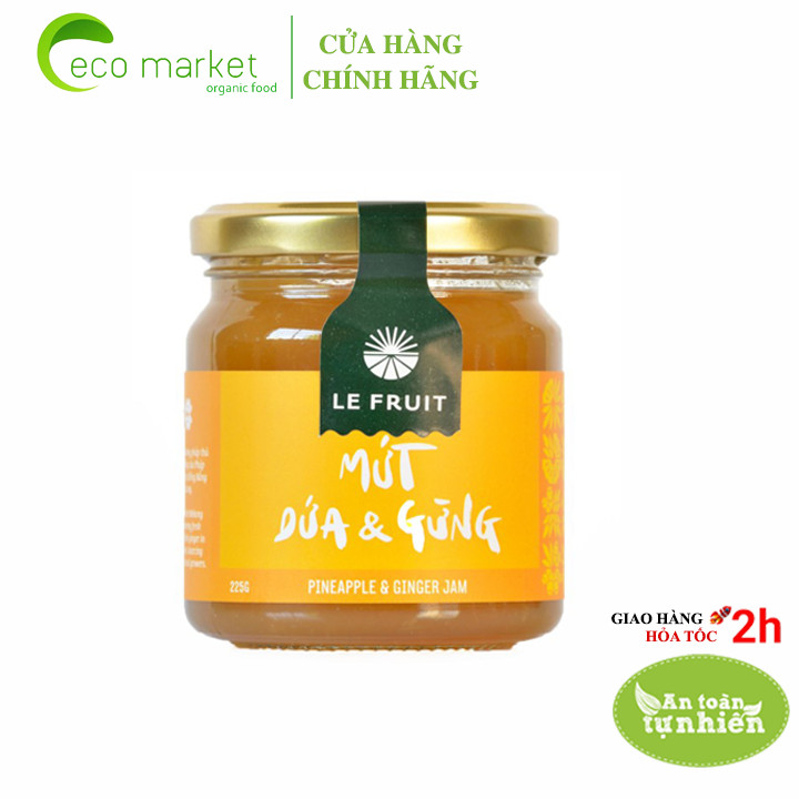 Mứt Dứa Gừng Le Fruit (225g)