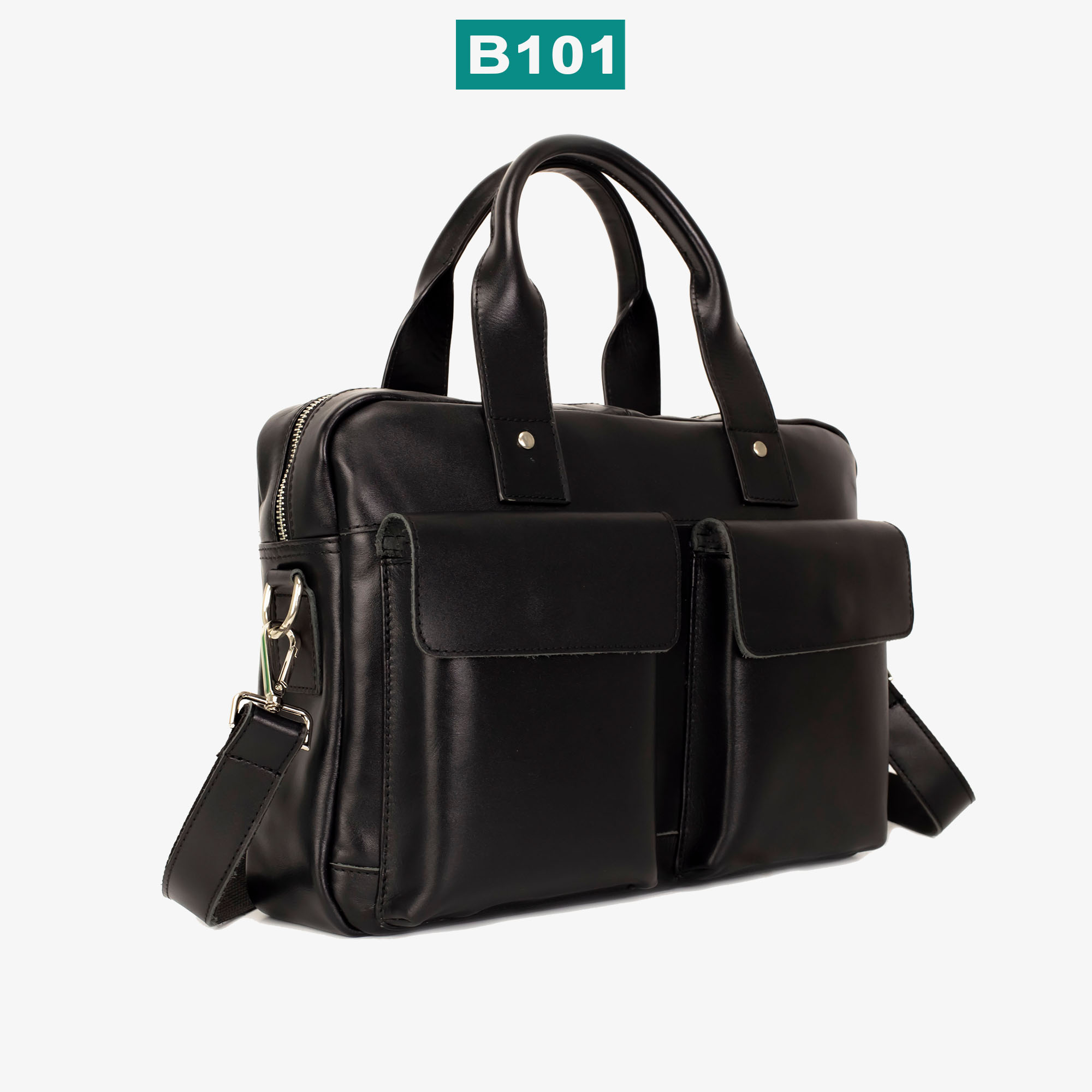 Cặp da nam công sở da bò mill cao cấp B102, cặp đựng laptop da thật nhiều ngăn, túi xách công sở nam đựng được nhiều tài liệu A4, Fullbox hộp sang trọng làm quà tặng, thương hiệu Bụi leather chuyên đồ da thật, bảo hành 12 tháng