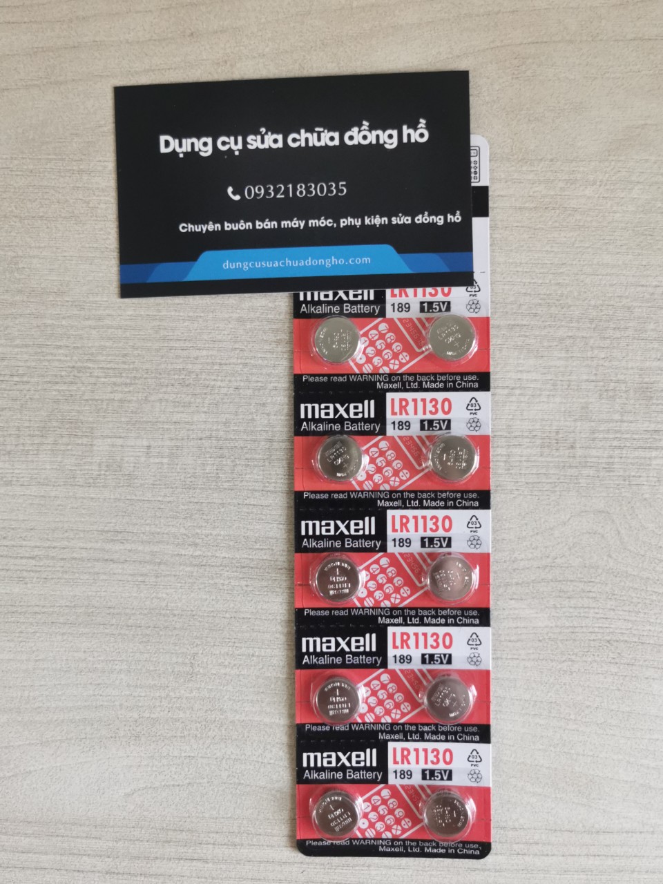 Pin Maxell LR44, LR41, LR1130, LR43 nhập khẩu