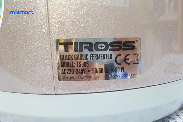 Máy Làm Tỏi Đen Tiross TS906 (Sấy khô 2h, tỏi dẻo, ngon) Bảo hành 12T