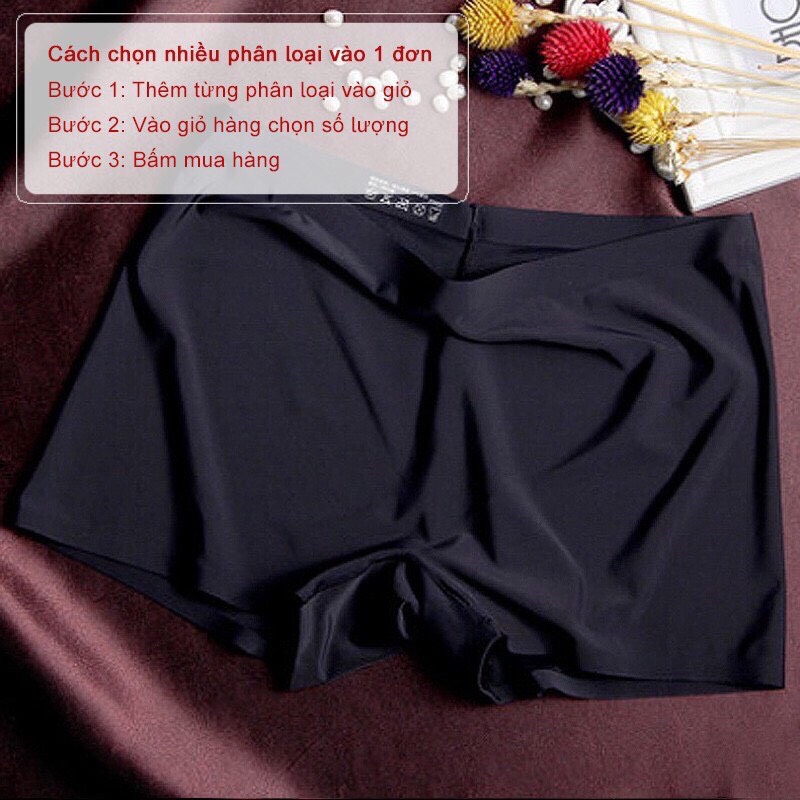 Combo  5 Quần Mặc Váy Đúc Su Nâng Mông Kháng Khuẩn