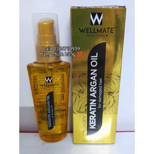 WELLMATE tinh dầu dưỡng tóc (60ml) - Chính Hãng