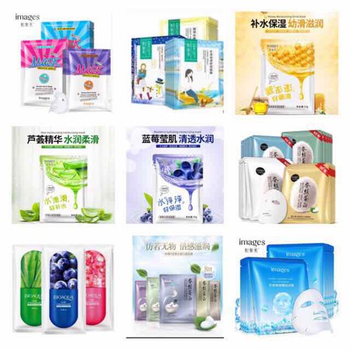 COMBO 10 miếng mặt nạ nội địa trung giao ngẫu nhiên
