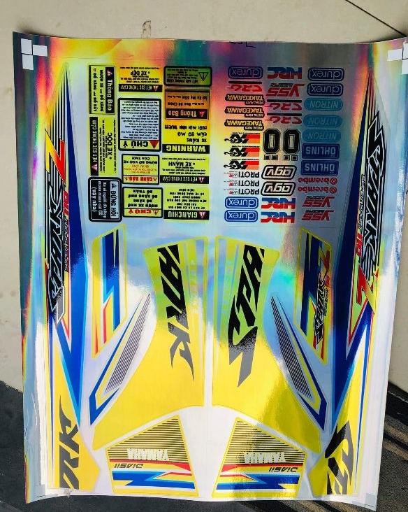 FREE SHIP - [ QUÍ KHÁCH VUI LÒNG MANG TEM RA TIỆM CHO THỢ DÁN] TEM RỜI Sirius Crom titan 7 màu