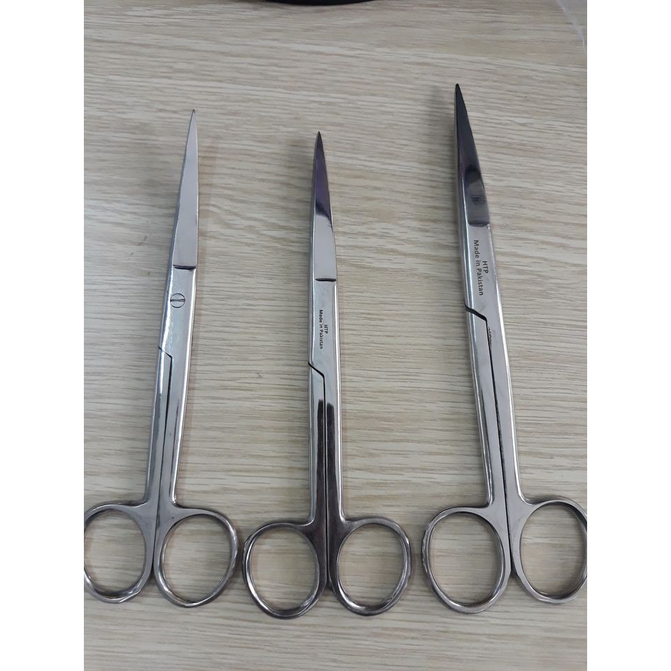 Kéo y tế inox thẳng / cong, nhọn pakistan các cỡ