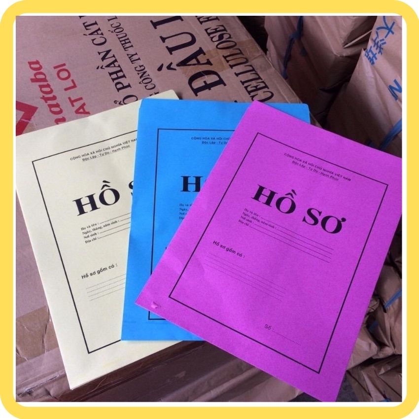sét 10 Cái Bìa Hồ Sơ, Xin Việc Đủ Màu, Kích Thước A4, Giúp Bạn Lưu Trữ Hồ Sơ Giấy Tờ