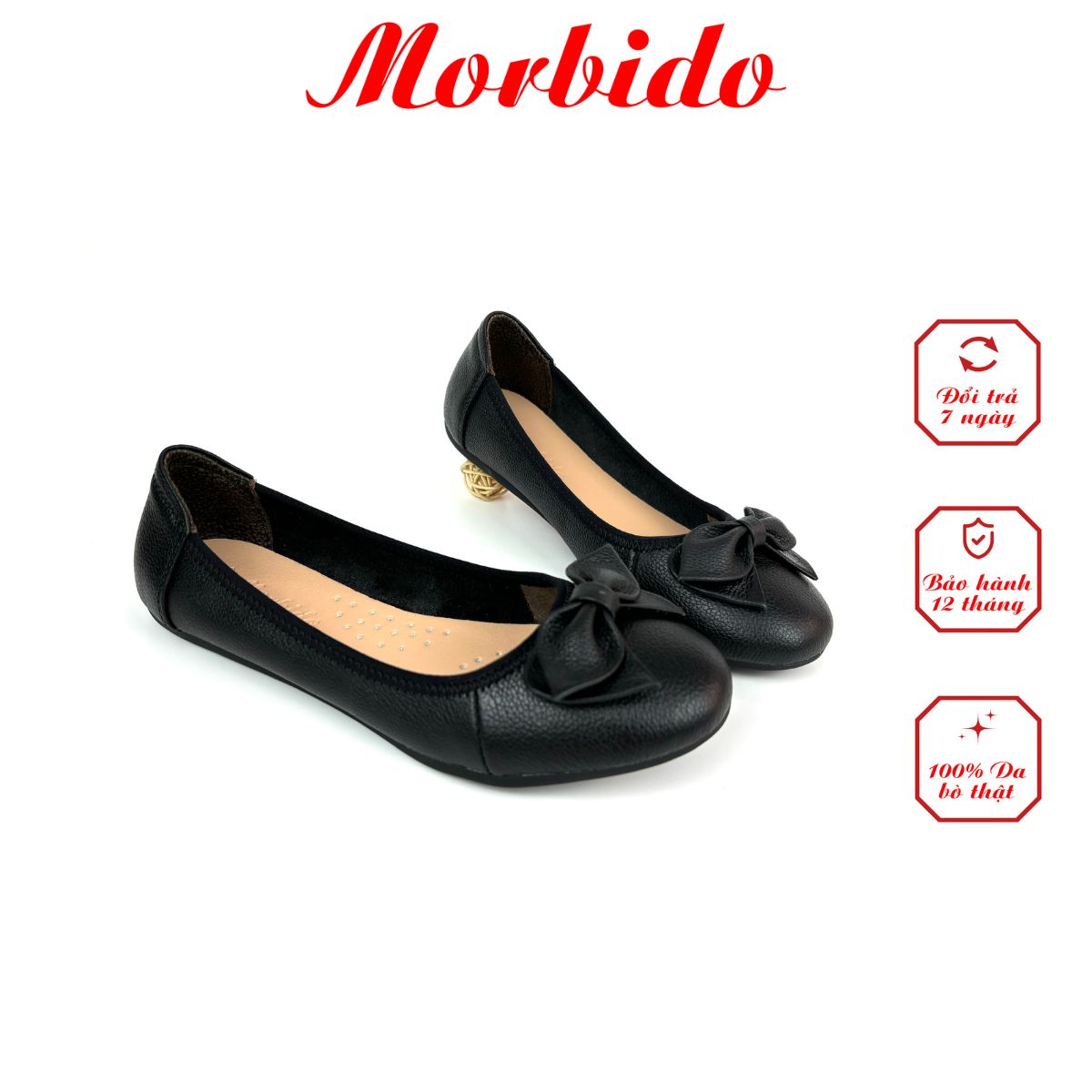 [HCM]Giày Búp Bê Nữ Đế Bệt MORBIDO M304