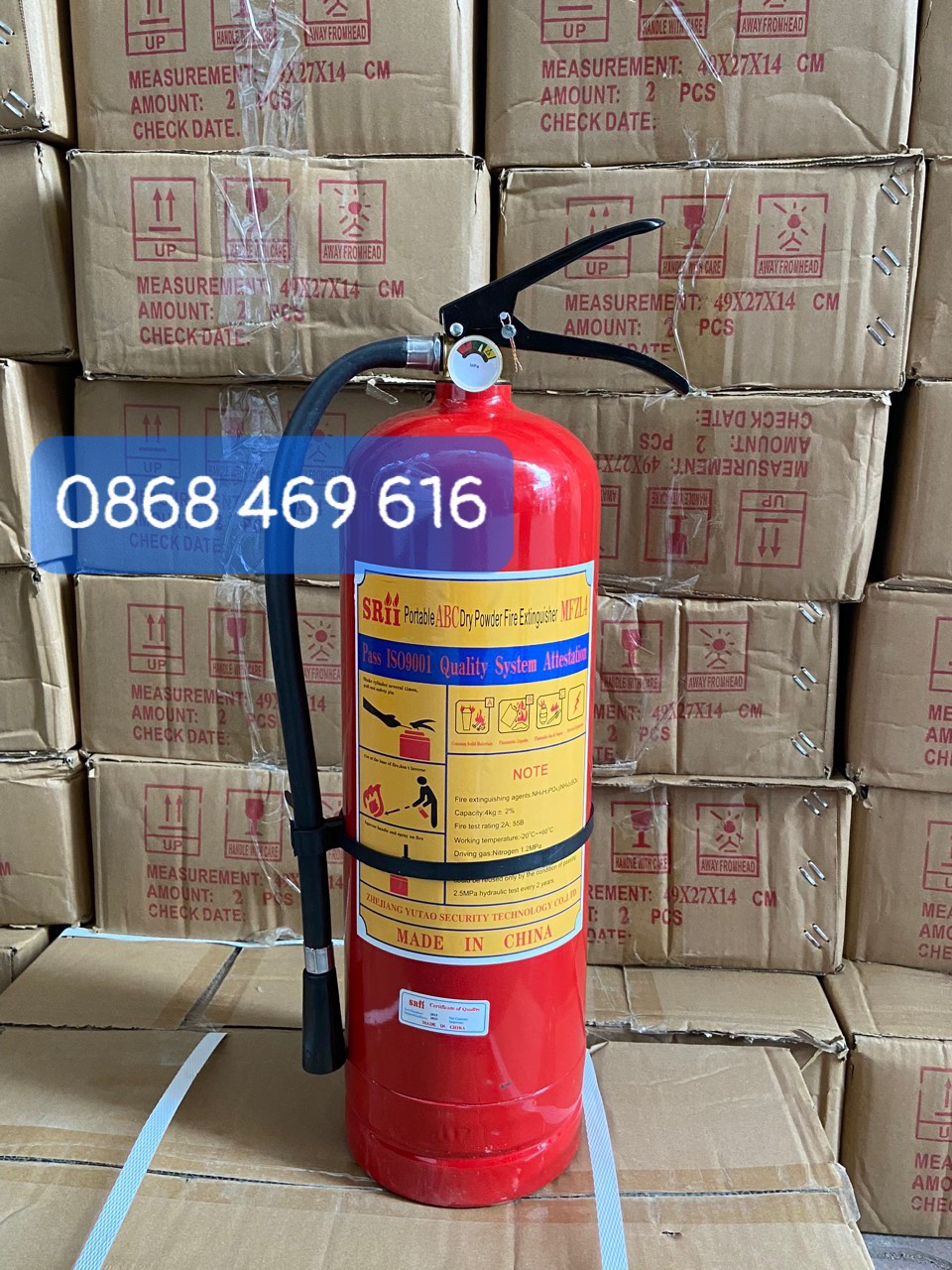 Bình chữa cháy bột ABC 4kg MFZL4