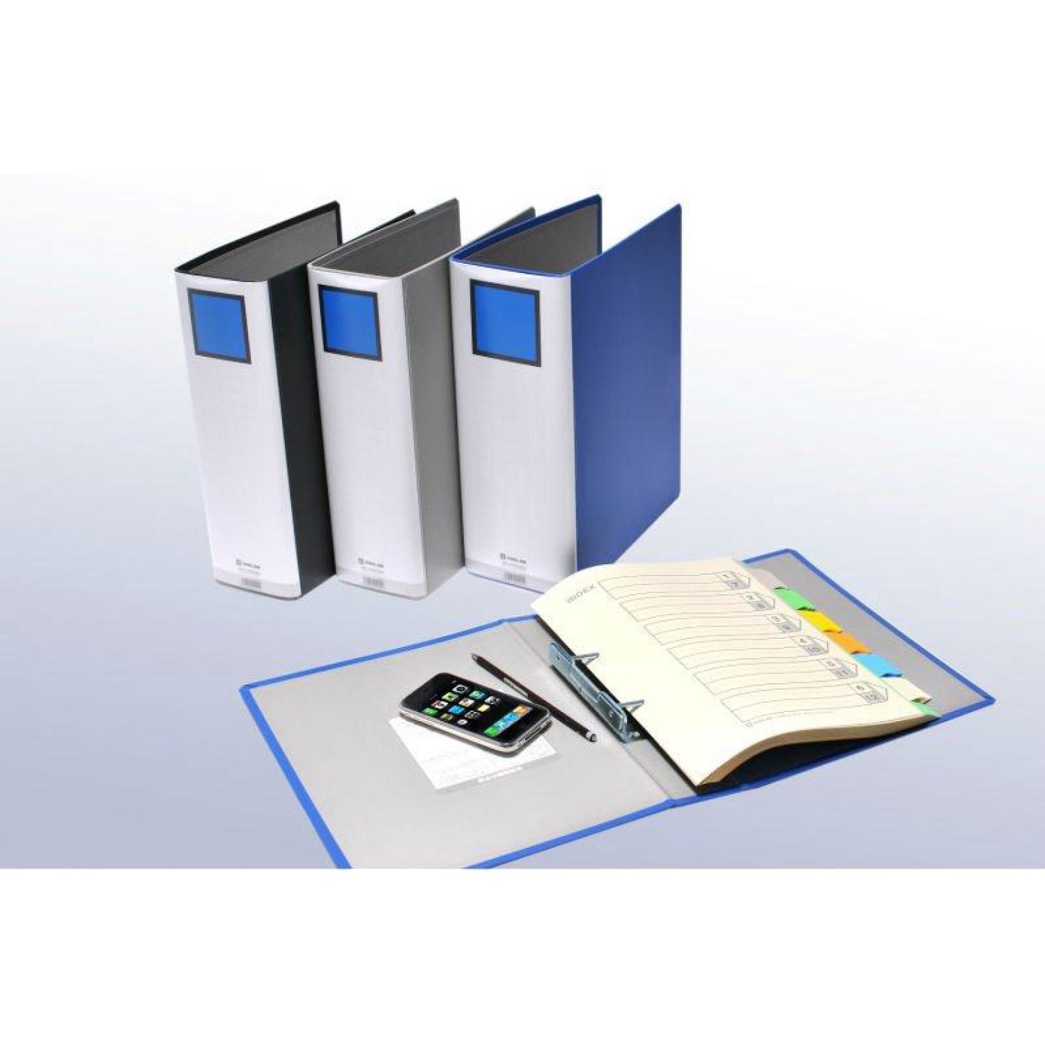 File càng cua KingJim 3cm 1473GSV 2 Còng Ống