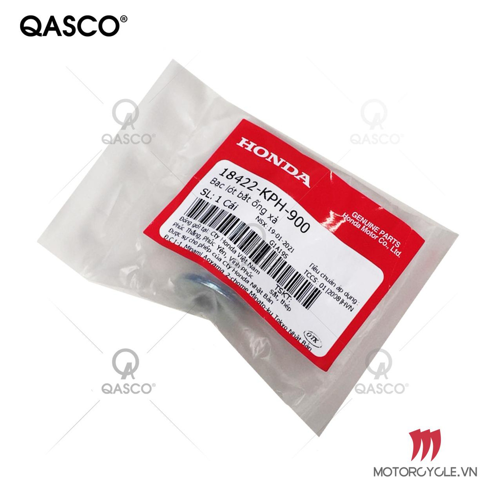 Bạc lót bắt ống xả HONDA FUTURE, WAVE (18422KPH900) QASCO