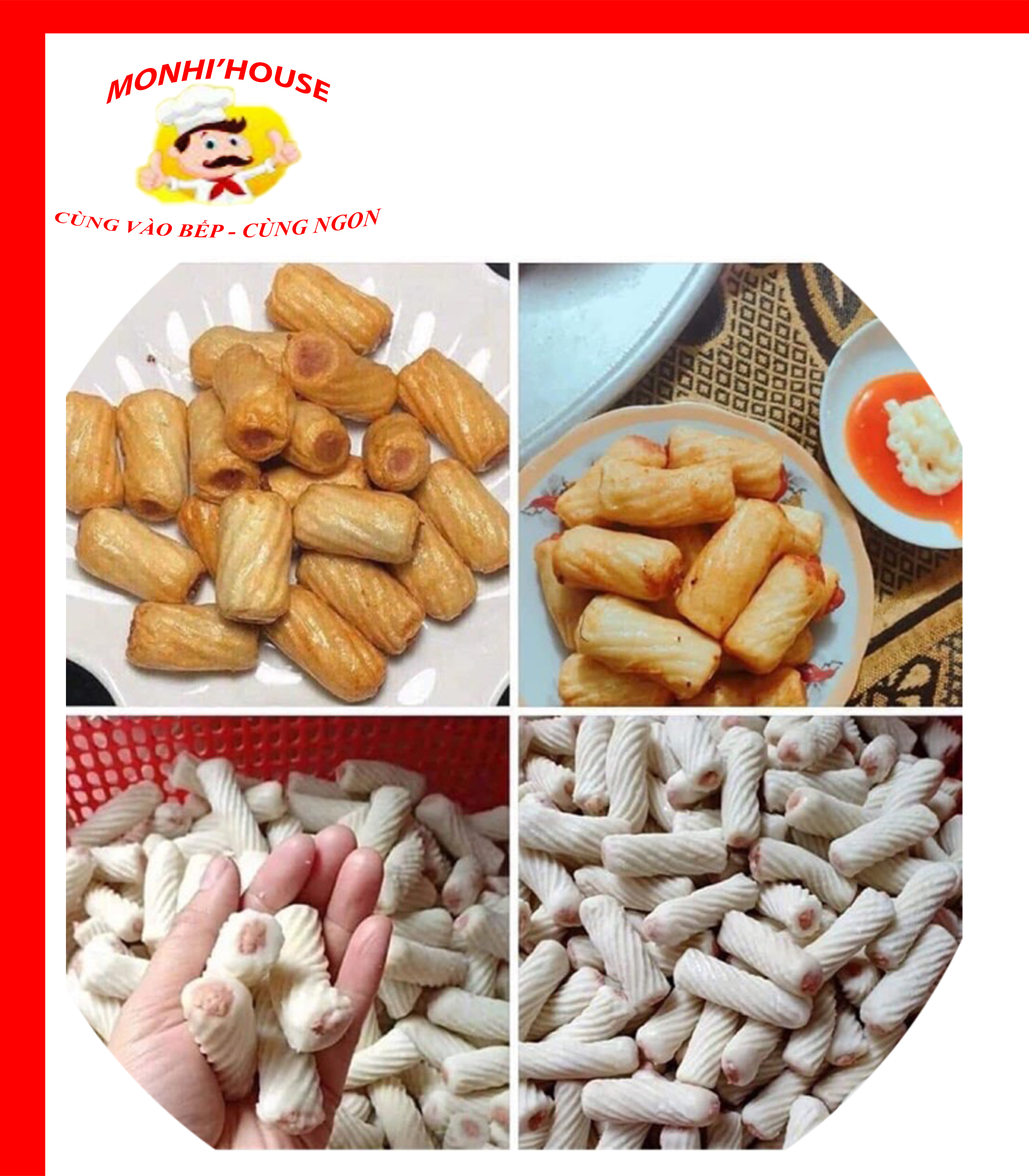 100g chả mực xoắn ống Lacusia