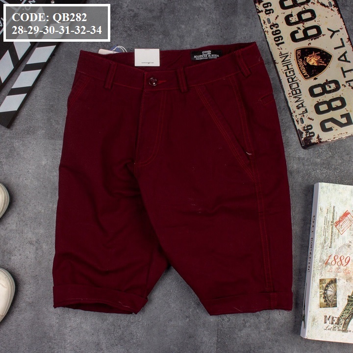 QUẦN SHORT NAM KAKI VẢI BỐ (nhiều màu)