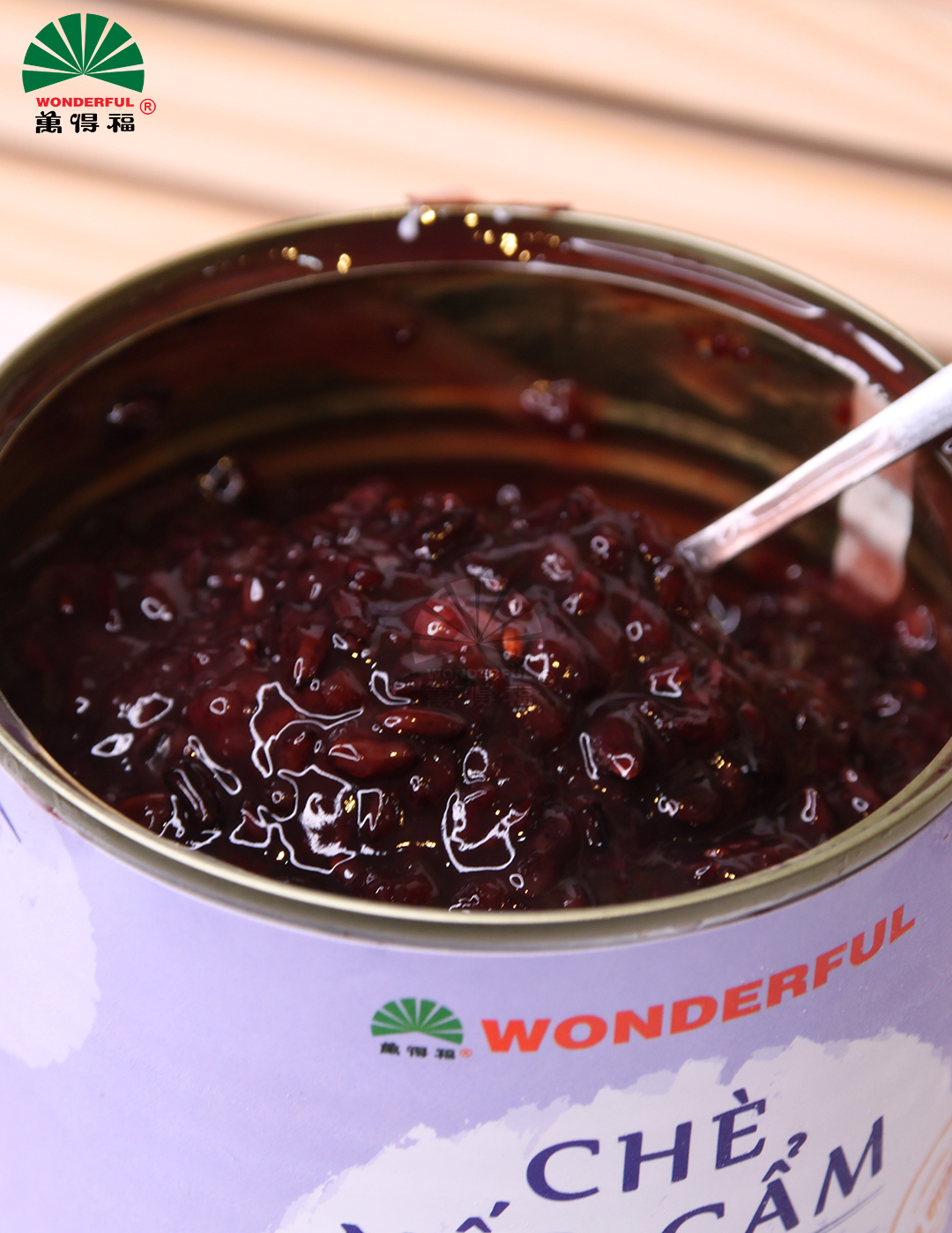 Chè nếp cẩm Wonderful lon 870g
