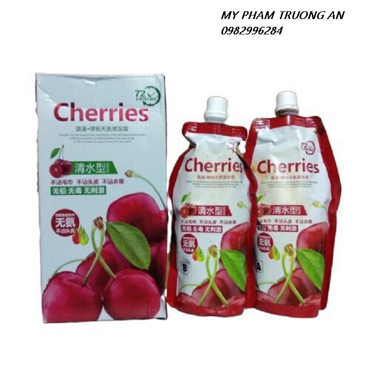 Nhuộm tóc đen Cherries chuyên gia phủ tóc bạc
