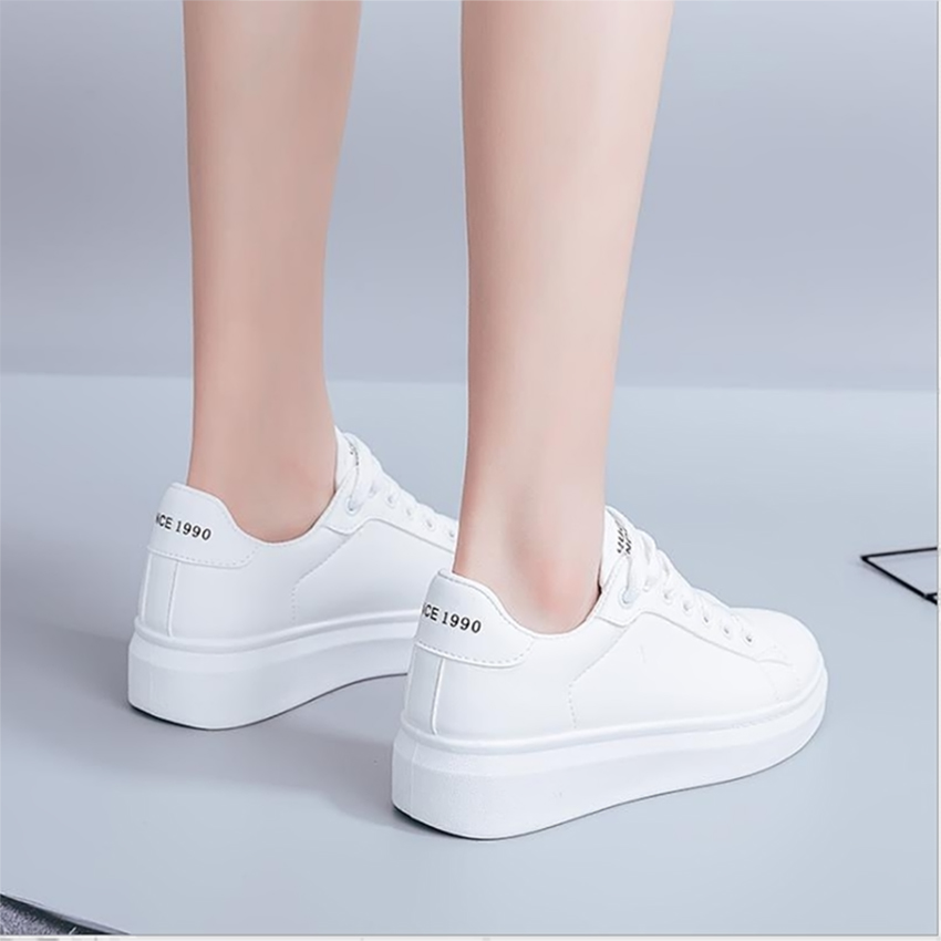 Giày bata nữ trắng đi học - Giày bata nữ màu trắng