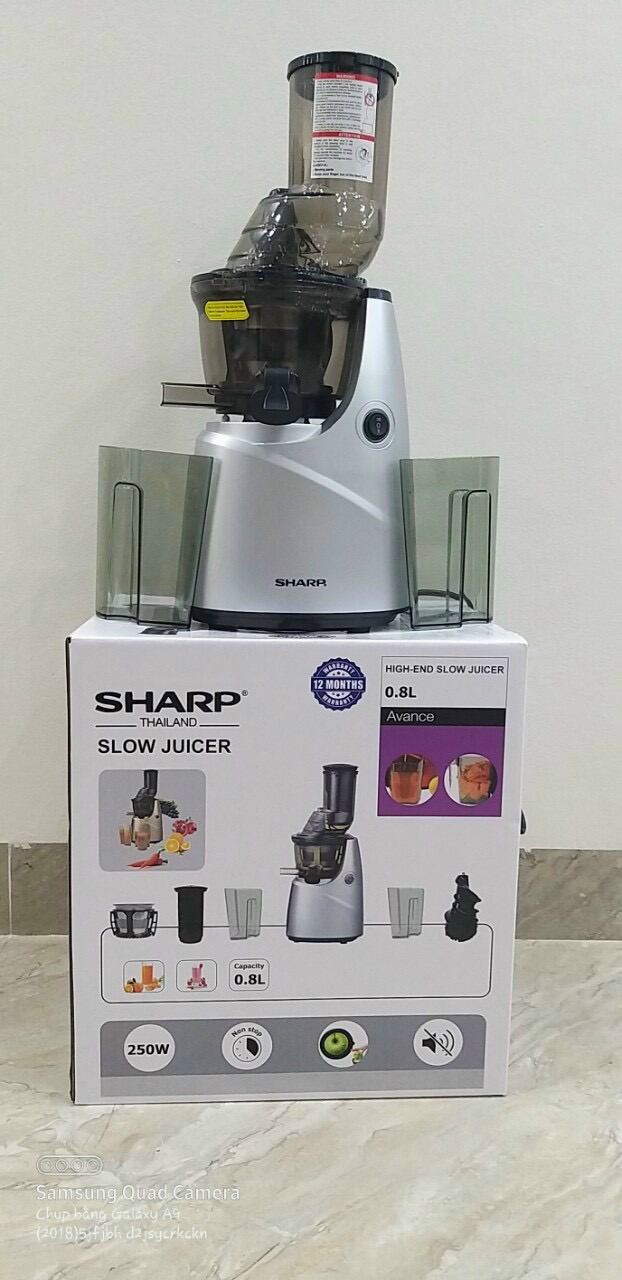 Máy ép chậm Sharp KS-689, máy ép hoa quả chậm sharp ks 689, máy ép chậm sharp ks689, máy ép trái cây sharp