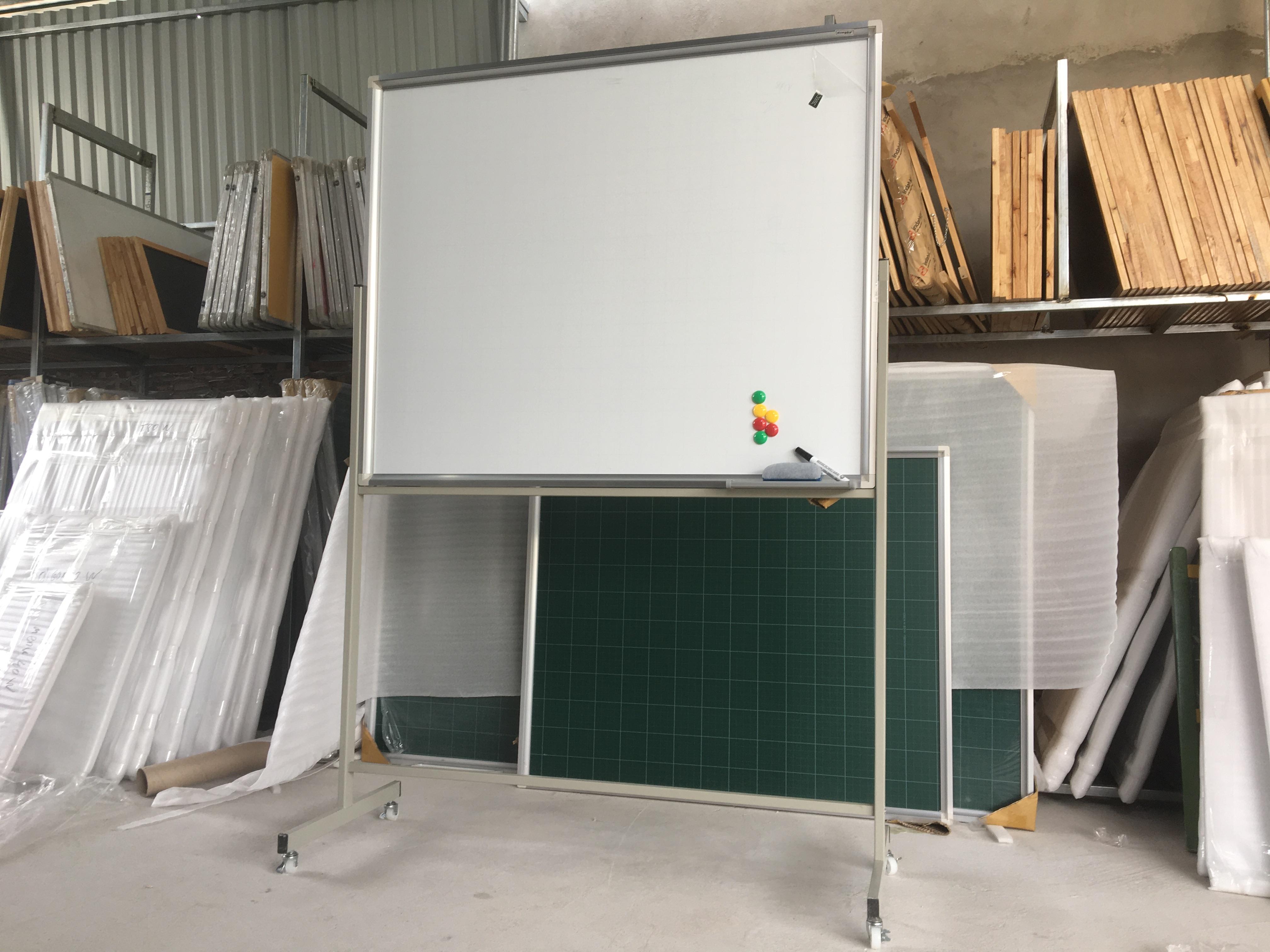 Bảng từ trắng di động 1 mặt 80x120cm