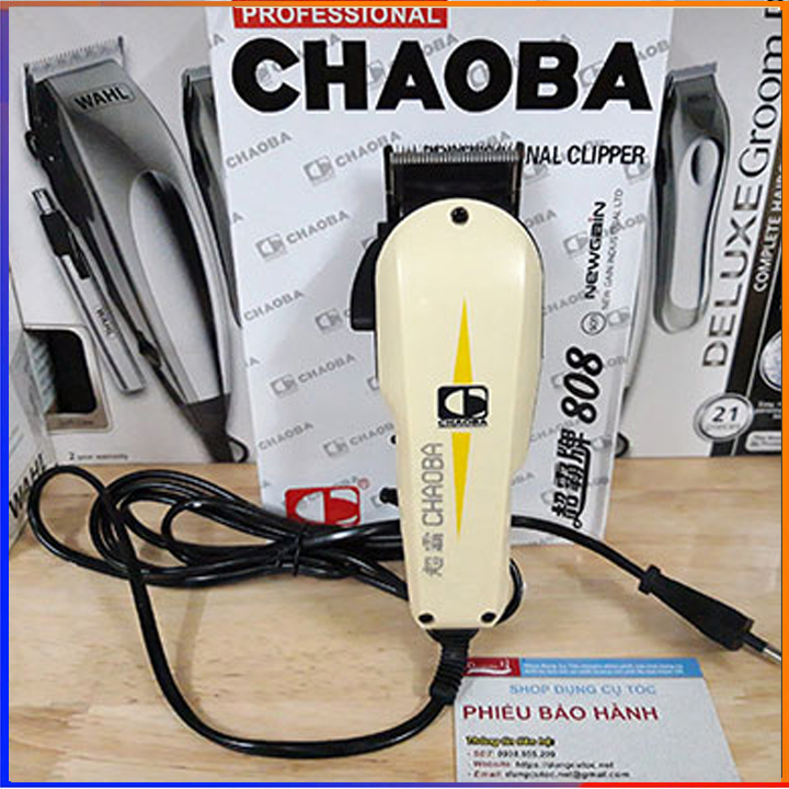 Tông đơ cắt tóc chaoba 808 có dây động cơ khỏe