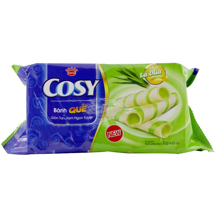 Bánh quế Cosy gói 132g - Dứa