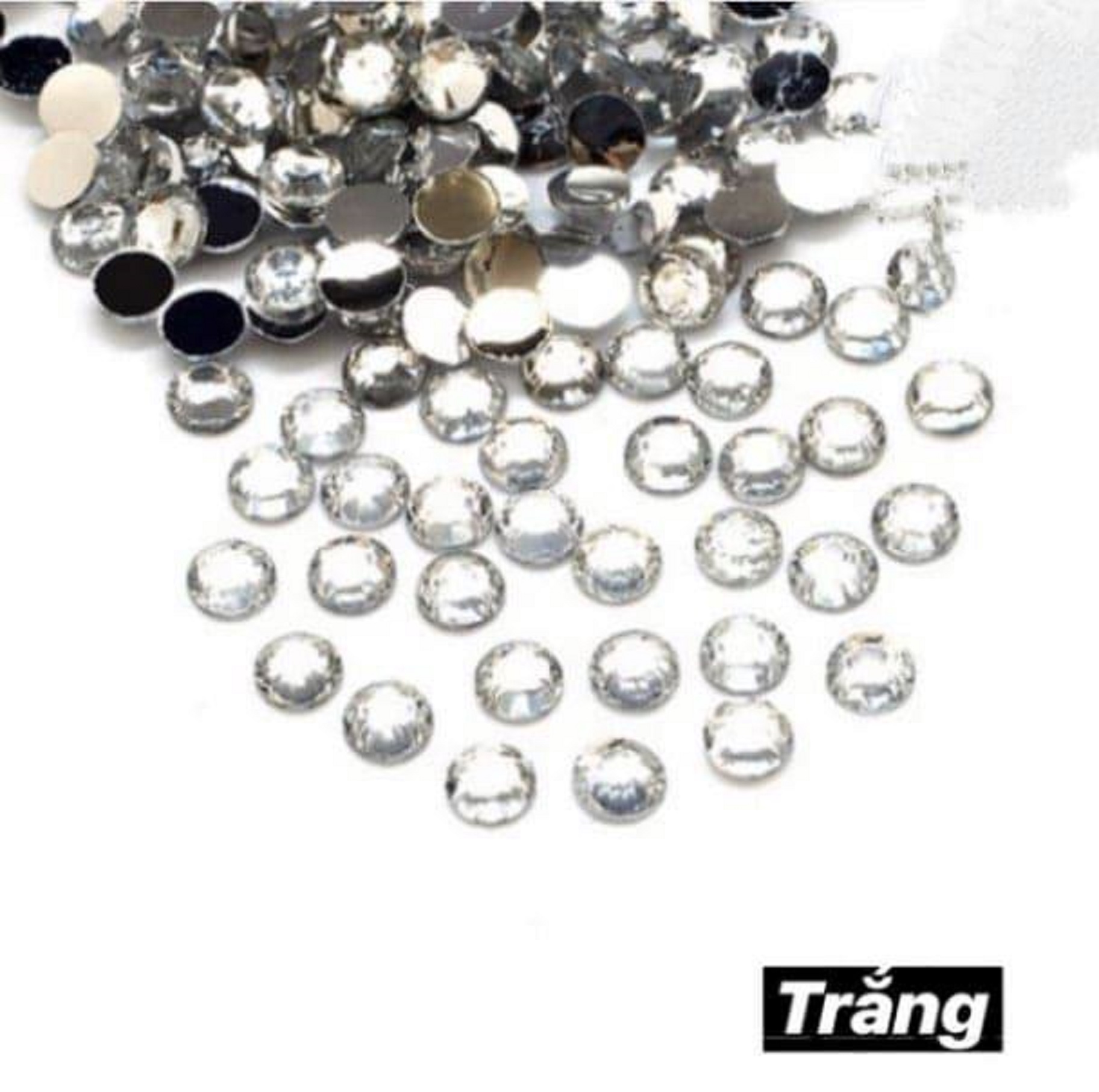 Túi hạt đá trang trí chân bằng mix size