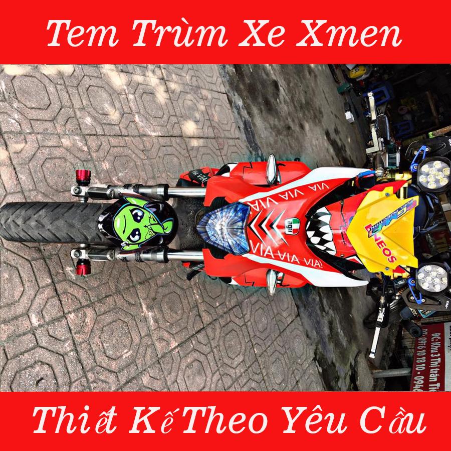 Tem trùm xe điện Xmen Cá Mập