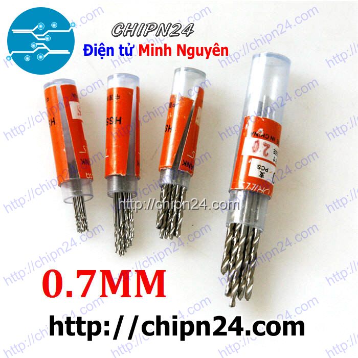 Mũi khoan 0.7mm