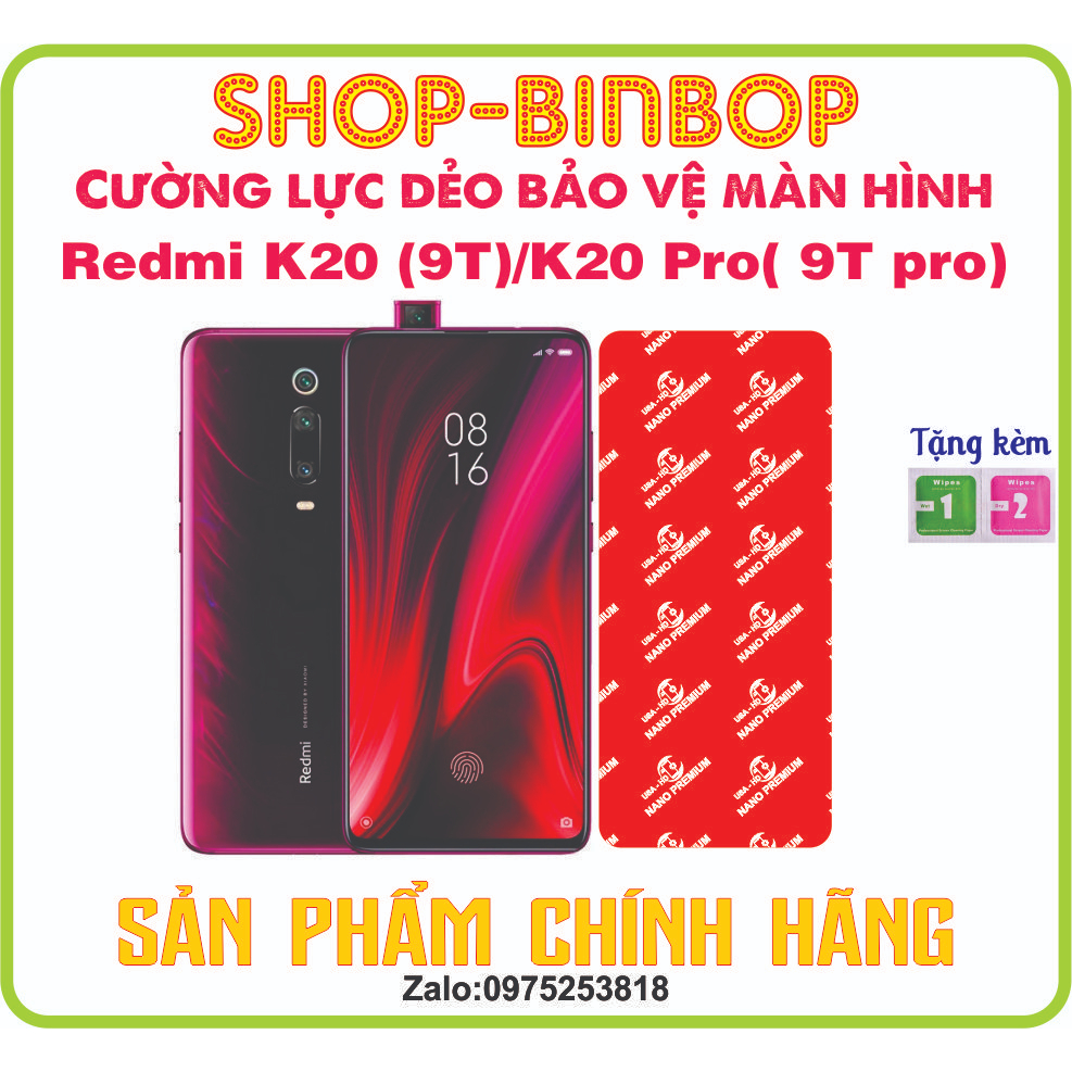 Cường lực dẻo bảo vệ màn hình điện thoại Redmi K20 / K20 Pro